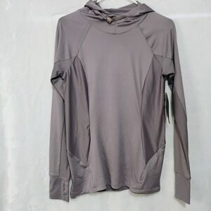 RBX Active Womens Small Lavender Purple Performance Hoodie Thumbhole Pullover G